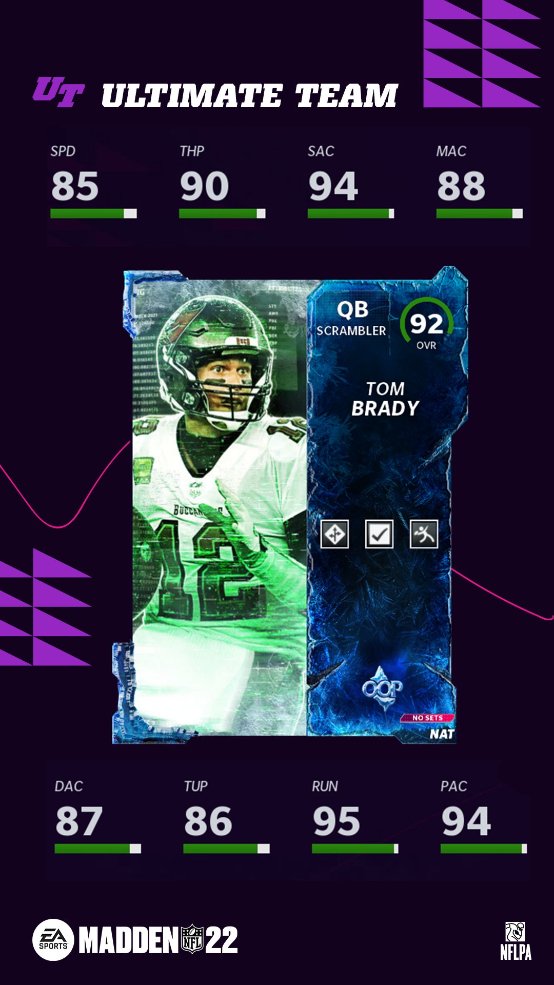 Madden Ultimate Team on Twitter "House Rules ️ TomBrady (Scrambler