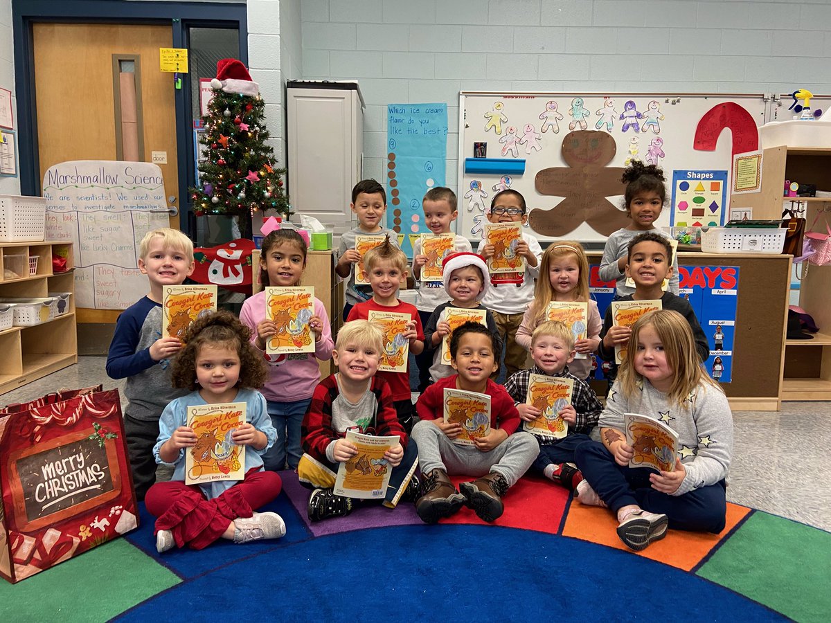 Our PreK students love their books donated by The Friends of the Library and Athens Ladies Civitan.