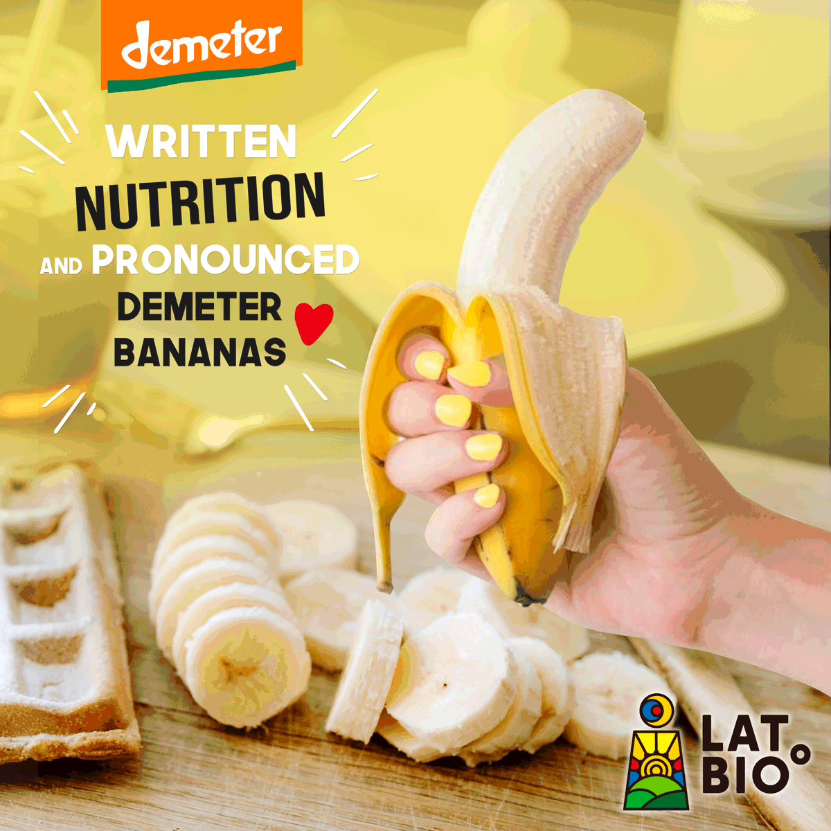 Demeter bananas pick up the flavor naturally from the living soil, water and sun. Did you try it? Its flavor is very sweet.🍌👏👏
#demeterbananas #Latbio #biodynamicagriculture