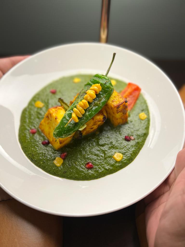 As part of the Christmas menu, you can try our ever popular Makai Paneer Saagwala, deeply aromatic but mild enough for children, this is family food at its best.