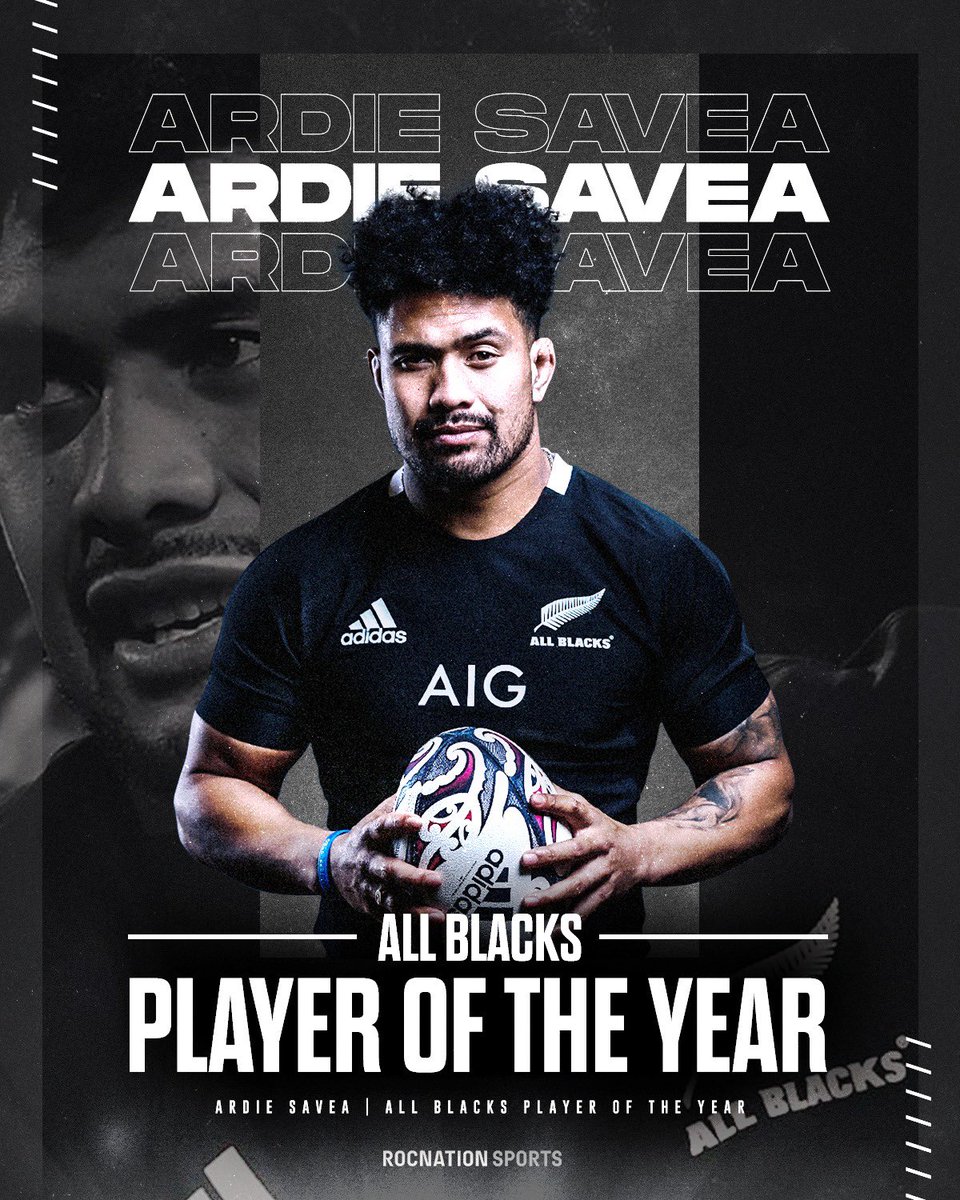 Player of the Year 2021 🥇 

Congrats to <a href="/ardiesavea/">ardie savea</a> on being named as the <a href="/AllBlacks/">All Blacks</a> Player of the Year! 👏