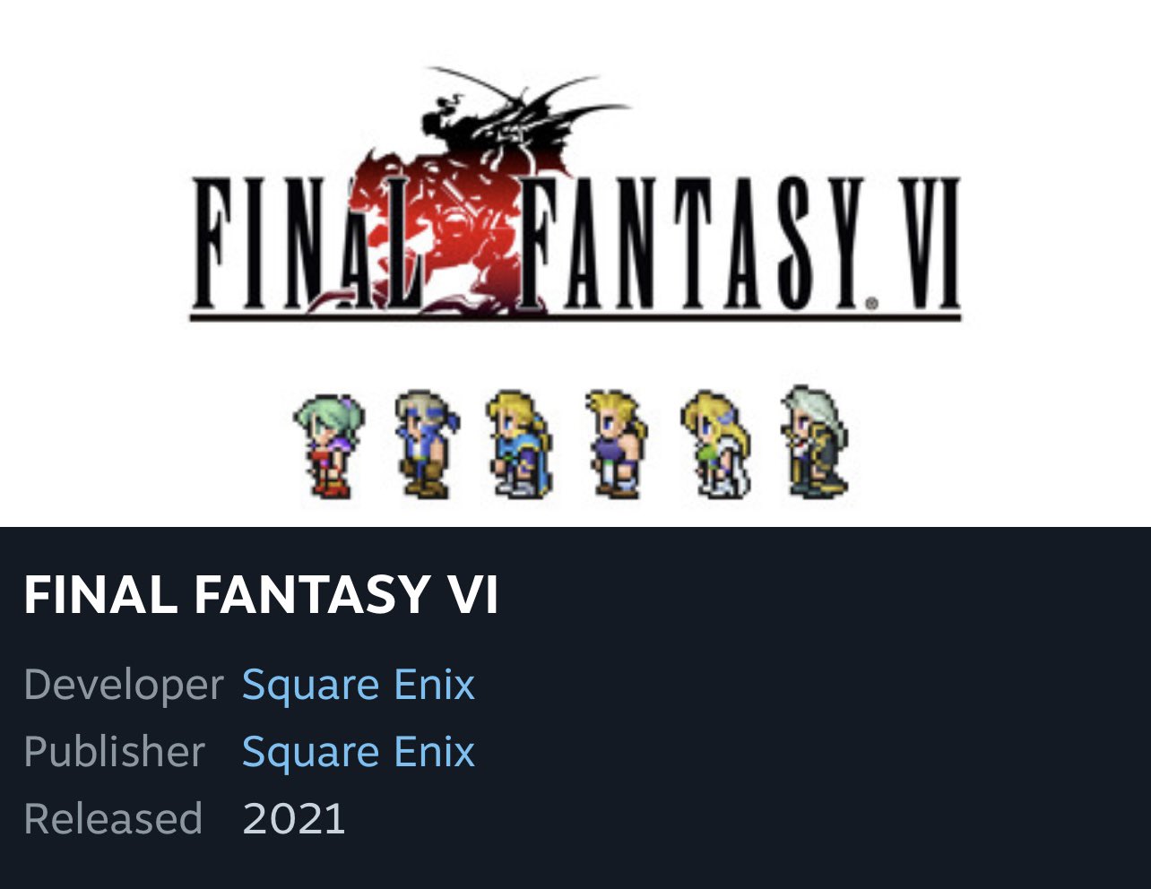 FINAL FANTASY on X: This isn't just another wild goose chase, it's time to  move out. The Final Fantasy VI pixel remaster launches on Steam and Mobile  on February 23rd PST/GMT. In