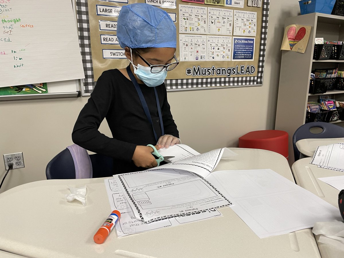 julietien's tweet photo. It’s a beautiful day to save lives in 3rd grade. #mustangsLEAD https://t.co/gh6HXHIjjg