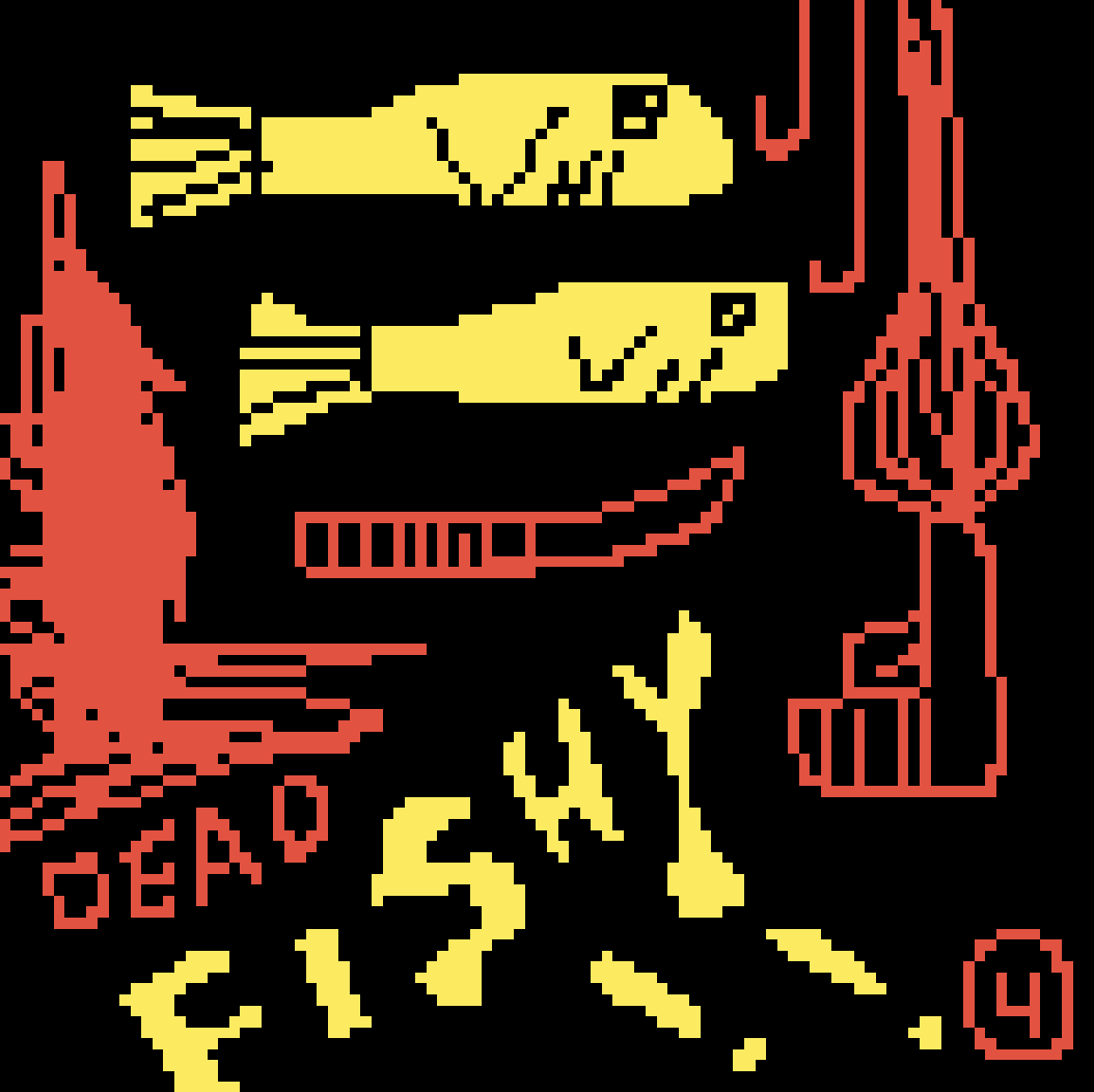 #4, fish food.  #NFTs #nftart #pixelart #OpenSeaCollection #Ethereum