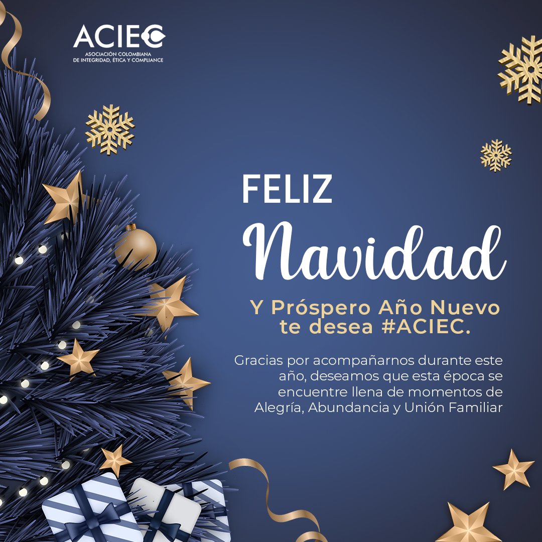 acieccol's tweet photo. Feliz navidad y Prospero Año 2022, les desea la familia #ACIEC. https://t.co/5iZhhn2gnN