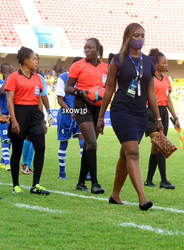 LeTheGirlsPlay's tweet photo. Proud of our CEO . She held it down on the day as the Match Commissioner.
#LetTheGirlsPlayGh #womensfootball #firstladyscup https://t.co/27U48g9K4a