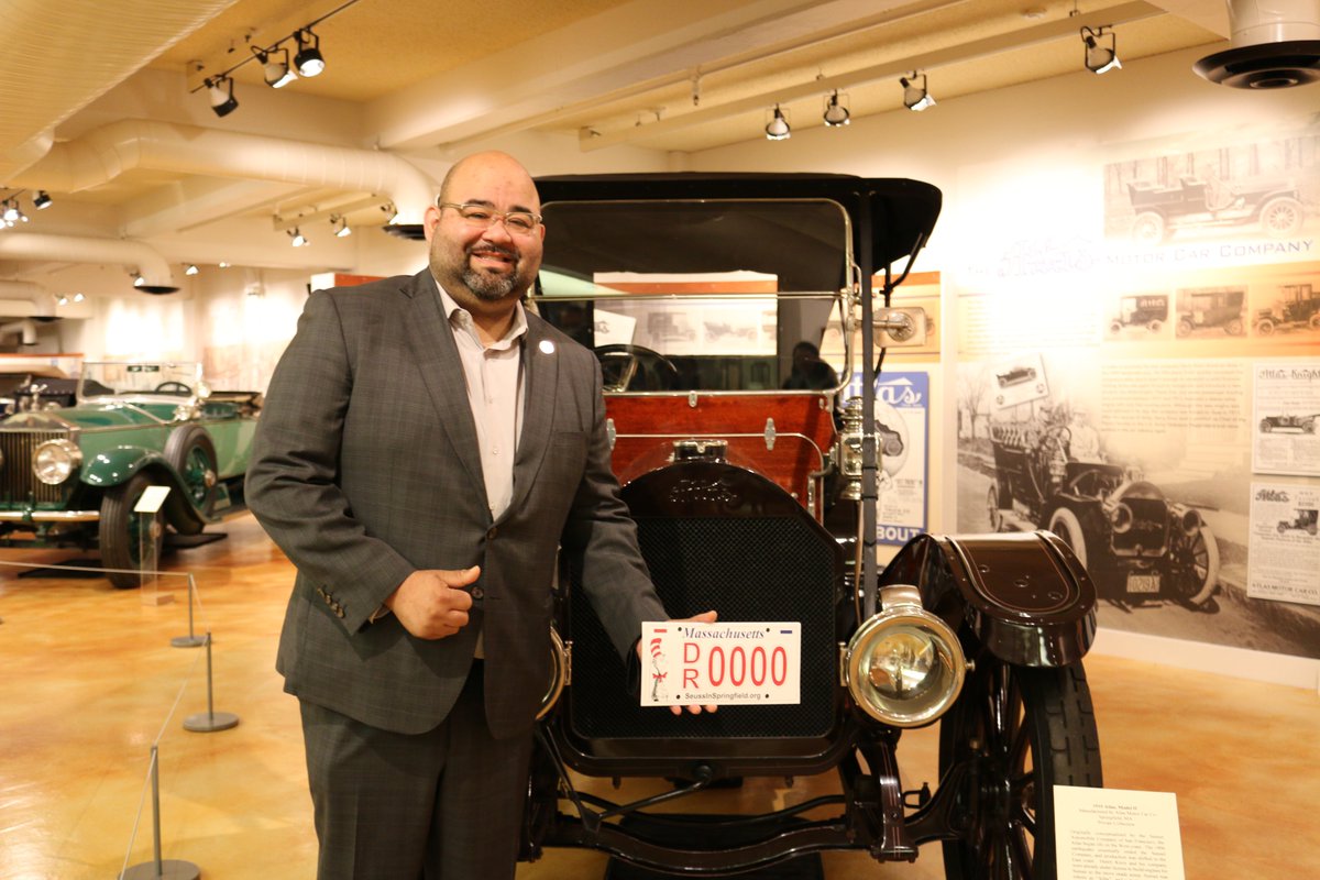 SpfldMuseums's tweet photo. Dr. Seuss made learning how to read FUN! 
Support literacy programing at the Amazing World of Dr. Seuss: apply for a Dr. Seuss License plate. All proceeds support our effort to support literacy with playful learning! https://t.co/SS6dRe2JNe
@AdamGomezMA

 #SeussInSpringfield https://t.co/eMnF5FloVR