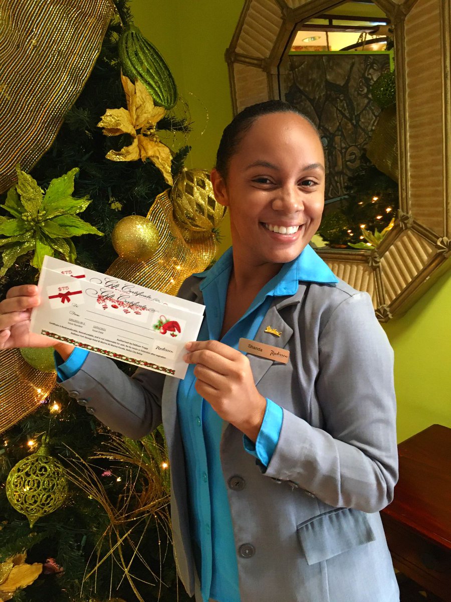 Tis the season of giving ! Why not give someone you love a gift certificate from the Radisson ? Gift certificates are now available for purchase for any amount. Call us or inbox us today to get yours

#radissonbelize