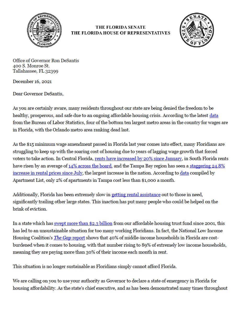 Senator Carlos Guillermo Smith tweet media