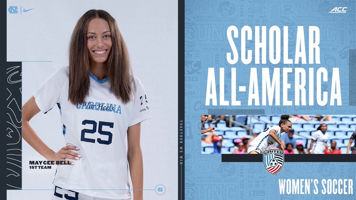 uncwomenssoccer's tweet photo. Congratulations to Maycee Bell on earning First-Team Scholar All-America accolades - https://t.co/kJW0zwT7i2 https://t.co/F5sKbHr9Zp