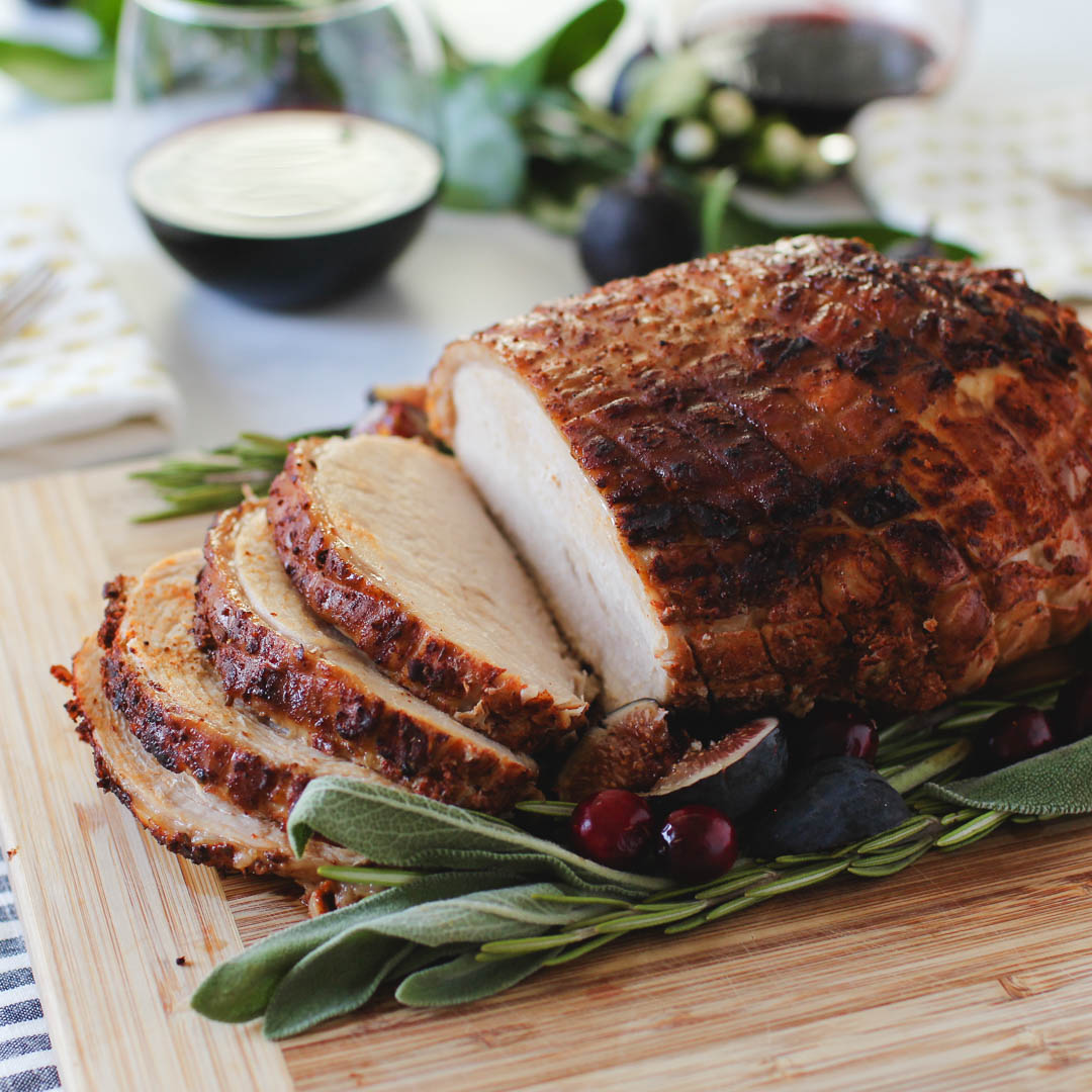 Need an easy & smaller option for your Christmas celebration? Our Holiday Cook-in-Bag Turkey Breast comes brined, seasoned, and ready to roast. We've done the work - all you have to do is heat and serve. Call it a Christmas miracle. 🎄