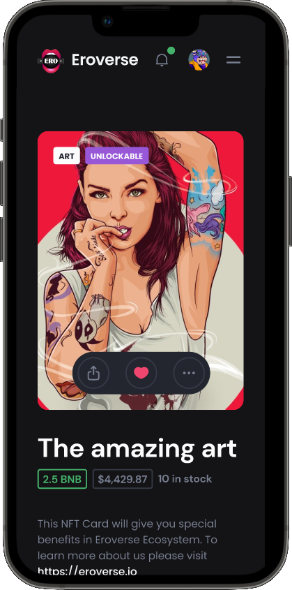 BartBaker's tweet photo. Gaming &amp; NFTs are the hottest thing in crypto. Combine that with the BIGGEST money making industry online &amp; you have @Eroverse_io. Digital adult art meets P2E. Think @Steam for adult games

Current mc - 600k (Just launched)
DYOFR - https://t.co/D92c6BPldJ

(Not investment advice) https://t.co/zpzBYUGzQt