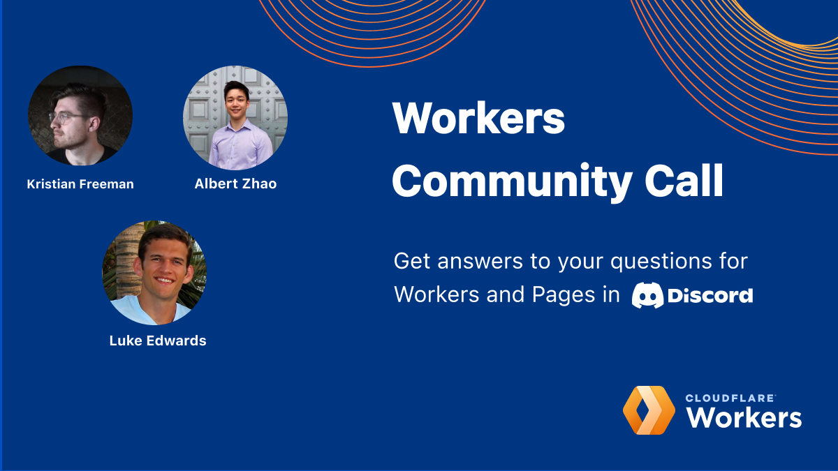 📣Tomorrow we'll host our last Discord community call for 2021 at 1 PM (CT) with <a href="/signalnerve/">➡️ @codewthkristian</a>, @_albertzhao, <a href="/lukeed05/">Luke Edwards</a>

🎶 You'll hear our Cloudflare 2021 Wrapped and answers to your questions, which you can ask here: 

discord.com/channels/59531…