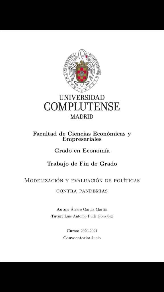 ICAE_UCM's tweet photo. Álvaro García Martín (Análisis Económico @icae_ucm @unicomplutense @UCM_ECONOMICAS ) recibe el premio de la Asociación Española de Economía (@AEEmedia) por su TFG durante la celebración del #SAEe2021 https://t.co/nCJkfmdTl3