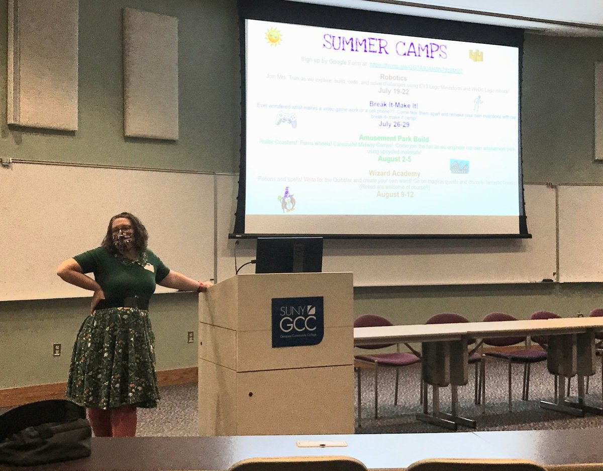 MediaCenterWss's tweet photo. @LeRoyWSS I had the amazing opportunity to be a presenter at the annual Digital Media in the Classroom conference today! Sharing about our awesome STEAM camps and club! https://t.co/SuNos75UE2