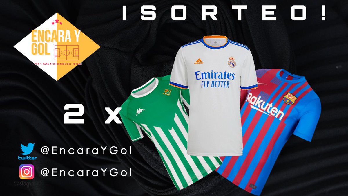 EncaraYGol's tweet photo. ¡Estamos de bienvenida en las redes sociales! 🔥

Para celebrar esto, queremos sortear una camiseta de fútbol a elegir por cada ganador ⚽️🎉

Participar es fácil 😏, solo tienes que:

- Seguirnos, hacer retweet 🔃 y mencionar a un amigo.

¡Suerte a todos! 😎 https://t.co/IzYLdukqtp