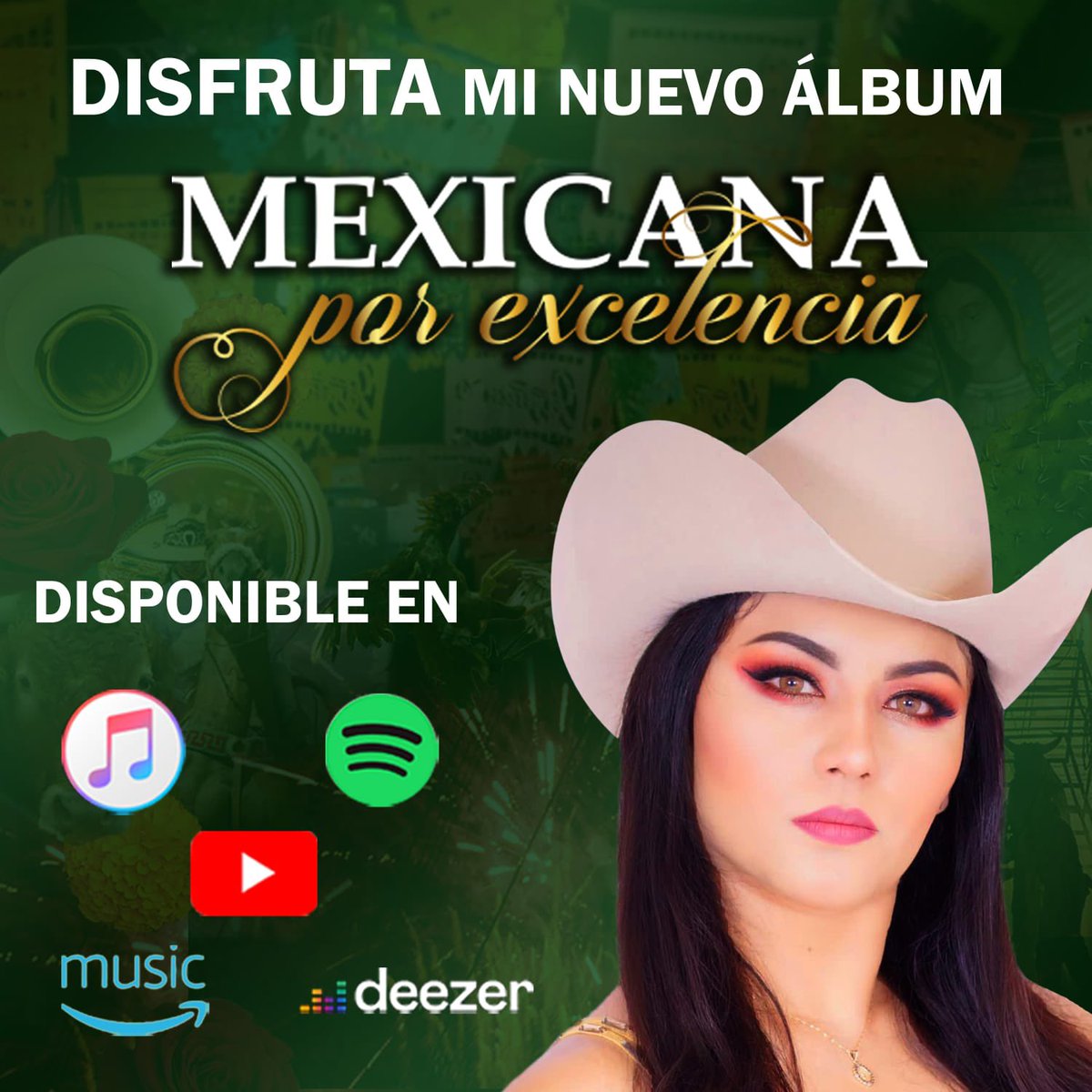 chesiraoficial's tweet image. #Plebes ¿Quién ya escuchó #mexicanaporexcelencia?🇲🇽👑 Recuerden que ya esta disponible en todas las plataformas digitales listo para su descarga. Click aquí 👉🏻 onerpm.link/714649066835 ❤️🔥