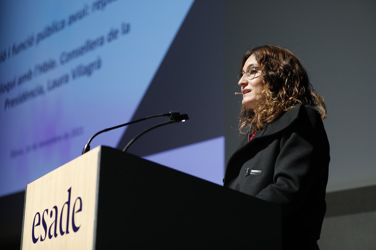Gencat Digital (@gencatdigital) on Twitter photo <a href="/LauraVilagra/">Laura Vilagrà Pons</a> <a href="/ESADEAlumni/">Esade Alumni</a> <a href="/govern/">Govern de Catalunya</a> 🗣 #consellera <a href="/LauraVilagra/">Laura Vilagrà Pons</a>:
"Per transformar l’Administració pública ens cal:
☑ una gestió emocional del canvi
☑ una visió compartida per generar consens i adhesió de manera transversal
☑ un bon lideratge, que potenciï el talent i reparteixi responsabilitats" <a href="/LauraVilagra/">Laura Vilagrà Pons</a> <a href="/ESADEAlumni/">Esade Alumni</a> <a href="/govern/">Govern de Catalunya</a> 🗣 #consellera <a href="/LauraVilagra/">Laura Vilagrà Pons</a>:
"Per transformar l’Administració pública ens cal:
☑ una gestió emocional del canvi
☑ una visió compartida per generar consens i adhesió de manera transversal
☑ un bon lideratge, que potenciï el talent i reparteixi responsabilitats"