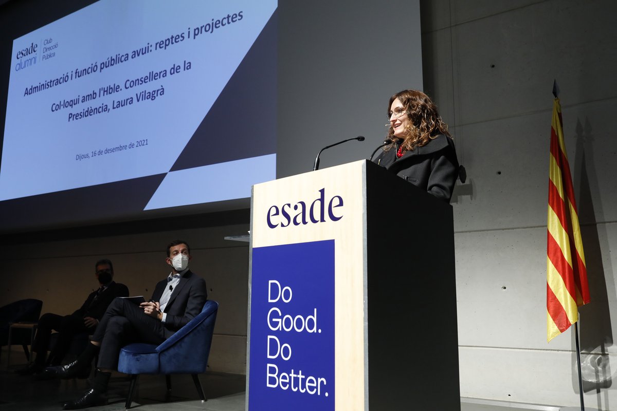 Gencat Digital (@gencatdigital) on Twitter photo <a href="/LauraVilagra/">Laura Vilagrà Pons</a> <a href="/ESADEAlumni/">Esade Alumni</a> <a href="/govern/">Govern de Catalunya</a> “Les dades són una eina fonamental per prestar serveis proactius. Però no només és important tenir dades, sinó que han de ser de qualitat. I ens cal compartir-les entre administracions per poder implementar polítiques públiques més efectives i facilitar la vida al ciutadà”. <a href="/LauraVilagra/">Laura Vilagrà Pons</a> <a href="/ESADEAlumni/">Esade Alumni</a> <a href="/govern/">Govern de Catalunya</a> “Les dades són una eina fonamental per prestar serveis proactius. Però no només és important tenir dades, sinó que han de ser de qualitat. I ens cal compartir-les entre administracions per poder implementar polítiques públiques més efectives i facilitar la vida al ciutadà”.