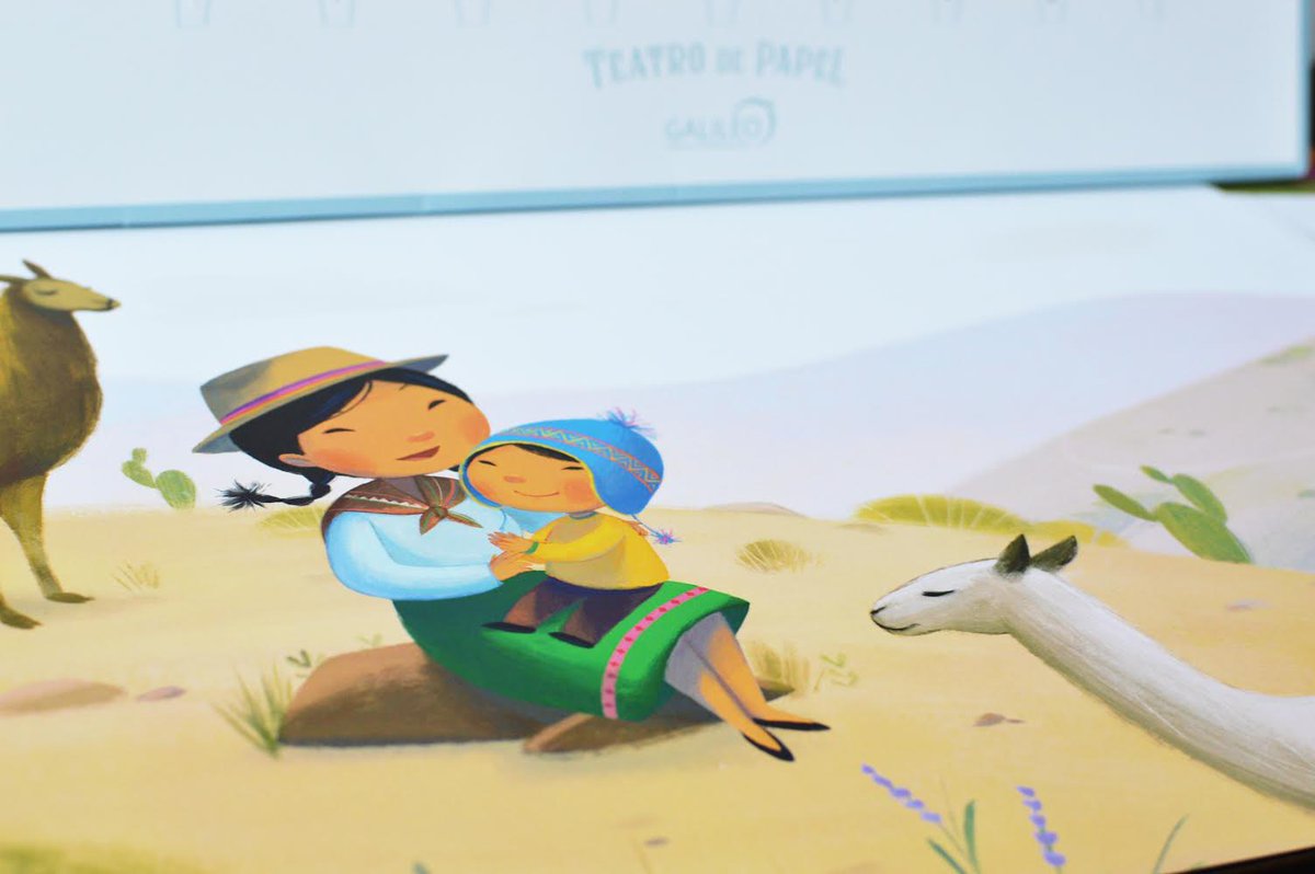 TwoMContents's tweet photo. [Agencia Literaria] Teatro de papel selecciona y pintada estilo vintage, mide 45 x 39 cm., ideal para trabajar con las 12 láminas de cuento "Las pequeñas mujercitas de Socoroma" por Manuel Peña. Bellamente ilustrado a todo color.
@Galileolibros https://t.co/kSo7FvXmLu