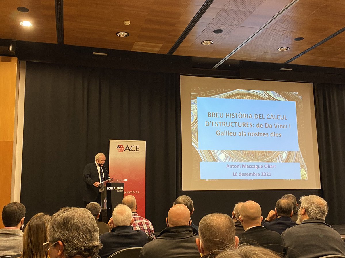 Muy agradecido por poder asistir a la Cena de Navidad de la Assosiació de Consultors d’Estructures <a href="/Con_Estructures/">ACE | Assoc. Consultors d'Estructures</a> y un honor escuchar la ponencia de Antoni Massagué.