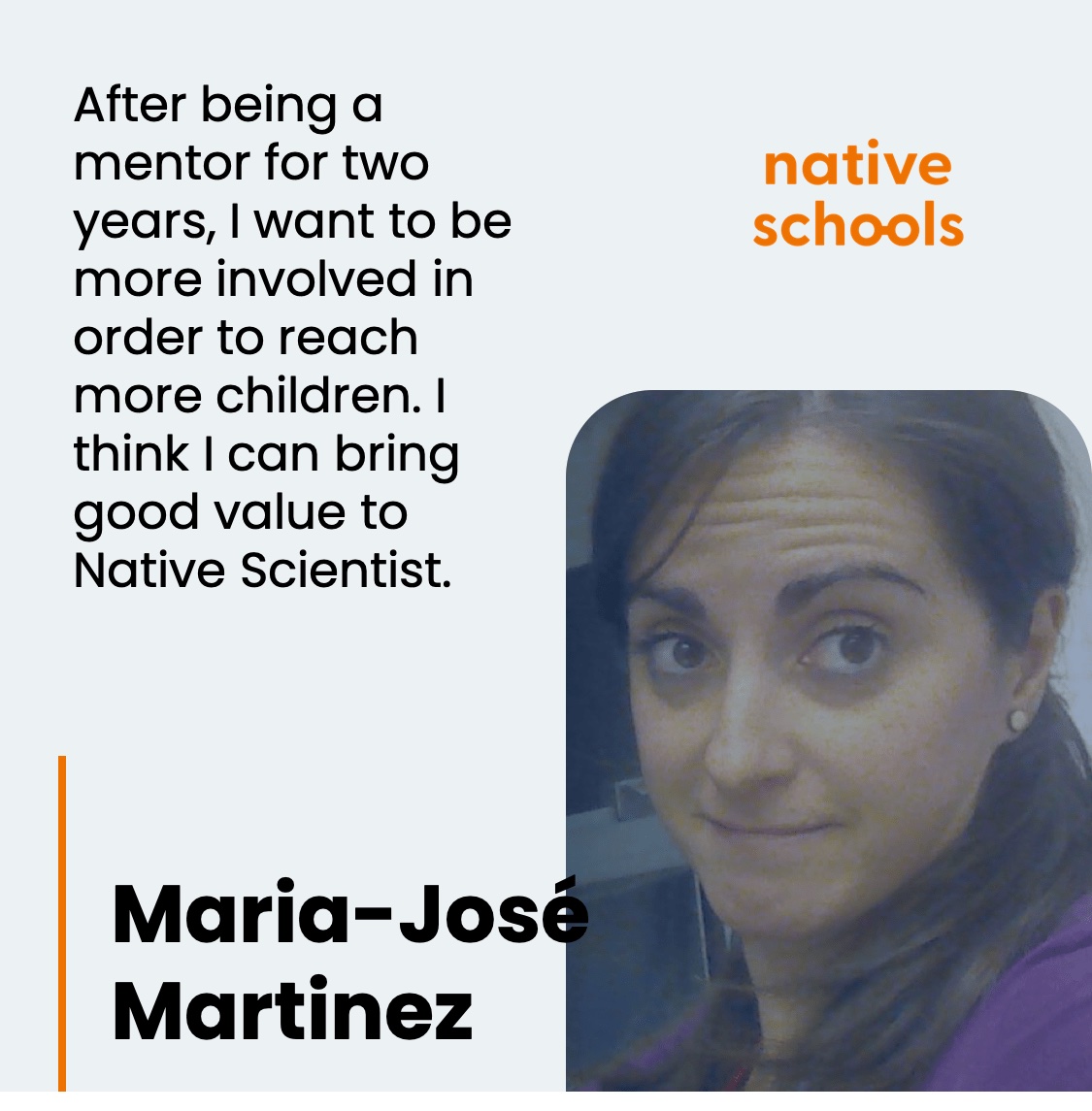 NativeScientis1's tweet photo. @NativeScientis1 is delighted to continue having Maria-Jose Martinez-Bravo as a #NativeCoordinator for #SpanishinLondon (#UK). Are you an #Spanish-speaking researcher in #London ready to inspire the scientists of the future? If yes, sign up here: https://t.co/mcURW0Zpys. https://t.co/cs7bBfWJK7