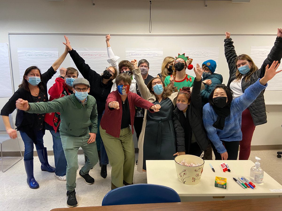 ESN program students (aka covid cohort) are celebrating that they made it through the second semester of method courses. #weloveourstudents <a href="/GCOESFSU/">Graduate College of Education at SF State</a>