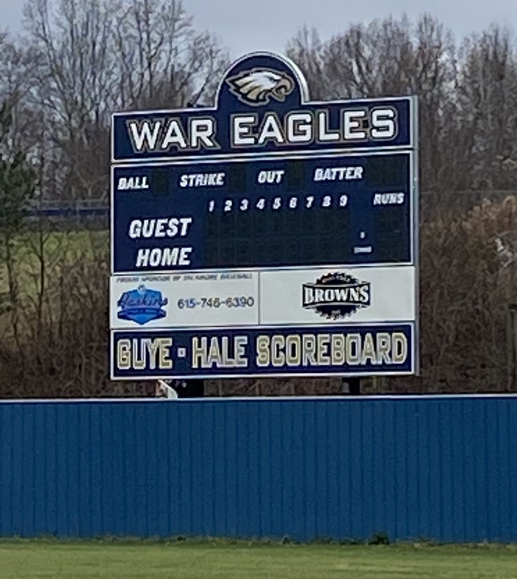 em_scoreboards's tweet photo. @shs_sycpride &amp; @matt_carrigan stepping up to the plate in 2022 with a new @em_scoreboards model LX1730 baseball scoreboard! #TeamElectroMech #youplaythegame #wellkeepthescore #tssaa #baseball #scoreboard https://t.co/LAbgglkDTa