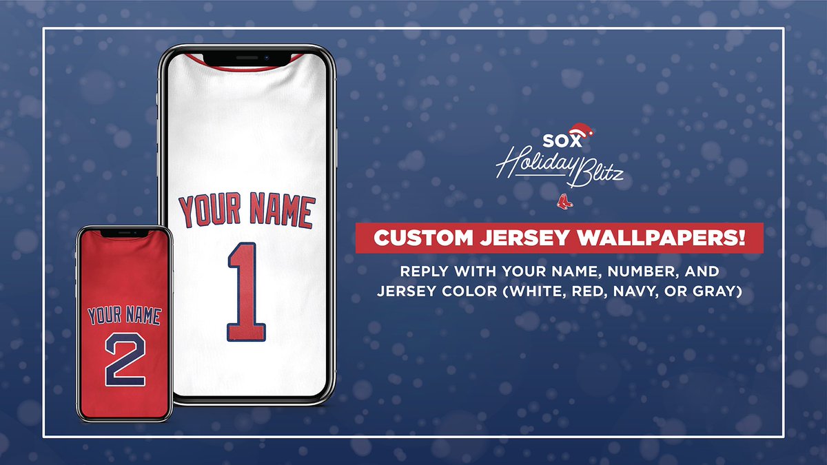Our designers are in the holiday spirit! 🎄🎅

Reply with your name, number, and jersey color and we might just make you a wallpaper!