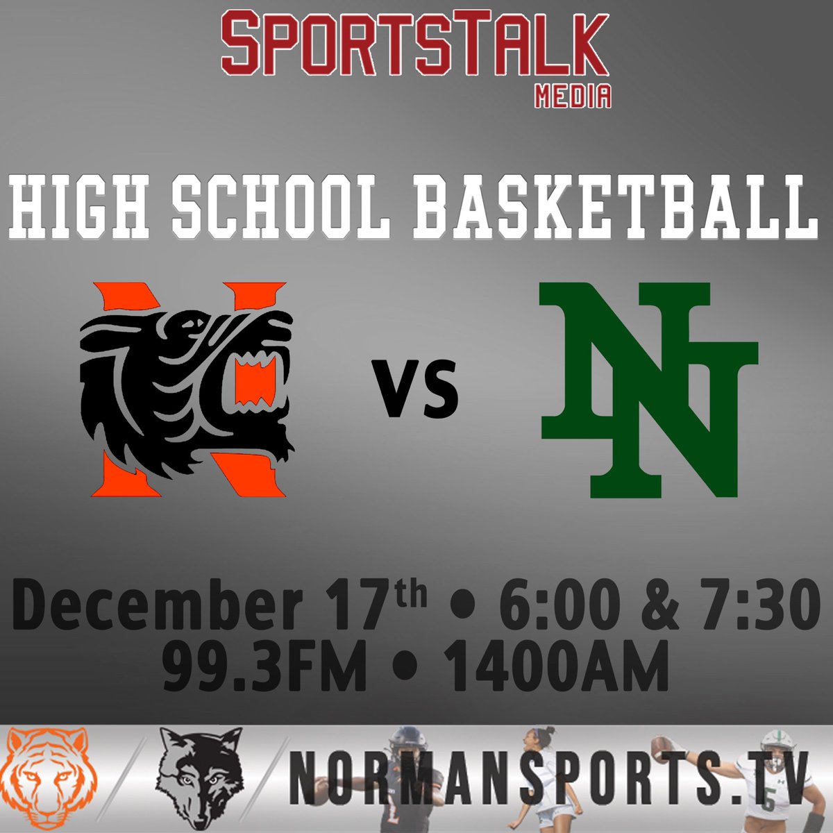 CrossTown Basketball tomorrow on Norman Sports and The Ref!!  It's always one of the great events of the year. Our coverage starts at 6pm.
🏀Norman North at Norman High
📅December 17th
🏟️Norman High School
🕰️6:00pm Girls   7:30 Boys
📻1400AM 99.3FM
💻normansports.tv