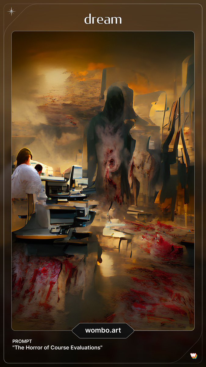 WOMBO x The horror of course evaluations
