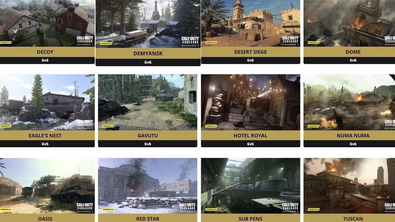 The Best CoD Vanguard Maps, All 16 Ranked from Worst to Best