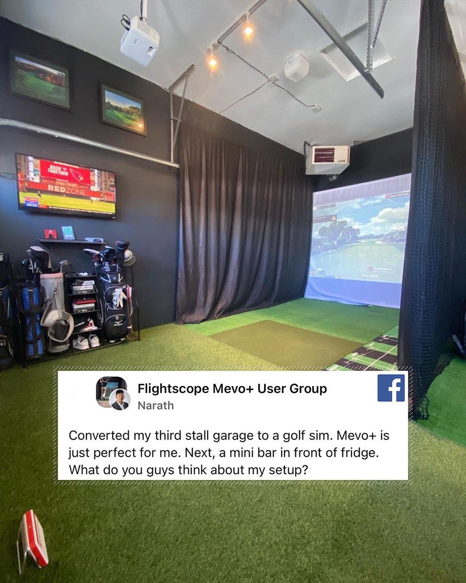 FlightScopeGolf's tweet image. Now THIS is a dream setup 🙌
 
#FlightScopeMevoPlus
#PerformanceDataYouCanTrust