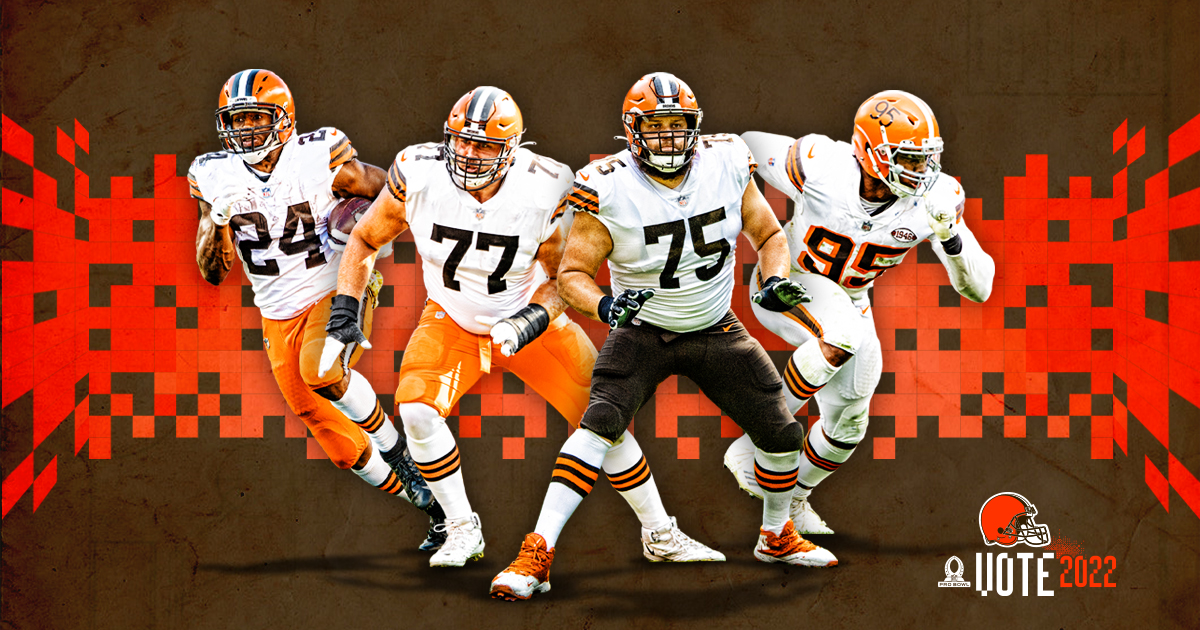 Cleveland Browns (@browns) on Twitter photo 1 RT = 2️⃣ Votes!
#ProBowlVote
<a href="/JoelBitonio/">Joel Bitonio</a>
@NickChubb21
Wyatt Teller
<a href="/Flash_Garrett/">Myles Garrett</a> 1 RT = 2️⃣ Votes!
#ProBowlVote
<a href="/JoelBitonio/">Joel Bitonio</a>
@NickChubb21
Wyatt Teller
<a href="/Flash_Garrett/">Myles Garrett</a>