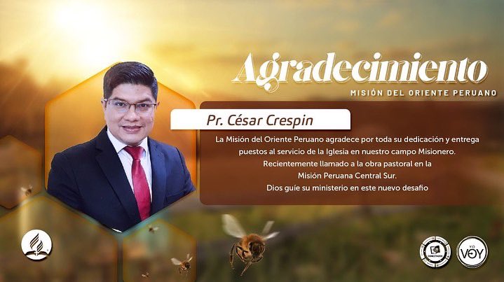 Gratitud a Dios y cada familia pastoral que estuvo con nosotros durante estos años; estamos seguros que su ministerio será de gran bendición.