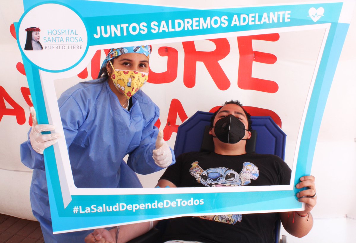 hrsantarosa's tweet photo. Agradecemos a quienes participaron de nuestra Jornada Internacional de Donación de Sangre junto a la ONG @ByPeoplePeru  y la @MuniSanMiguelPE  💙💪 https://t.co/XkvcEmQDRh