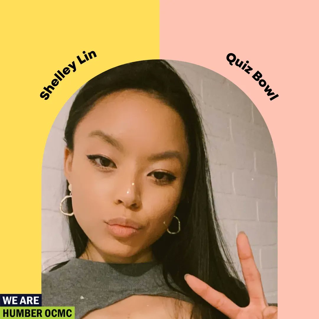 Welcome Shelley, our next guest in the “Q&amp;A with Humber OCMC" series. 👏
With her lovely Quiz Bowl team, Shelley won first place in the Quiz Bowl event at OCMC 2021. Let’s see what she will share with us about OCMC 2021: buff.ly/3IS4TWy 🤩👏

#humberocmc #ocmc2021