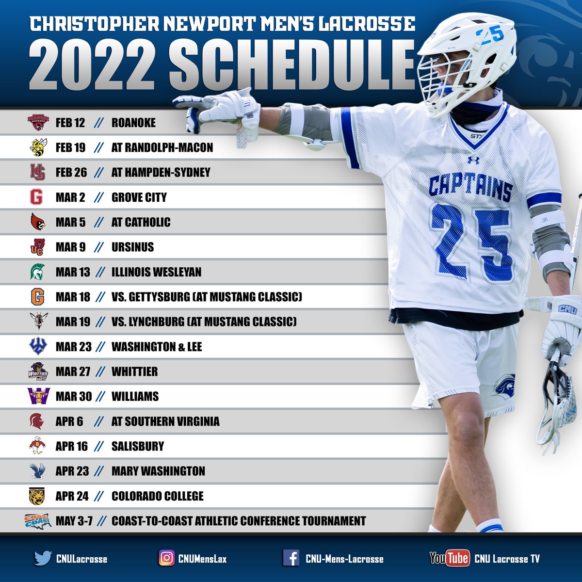 Cnu Exam Schedule Fall 2022 Cnu Men's Lacrosse (@Cnulacrosse) / Twitter