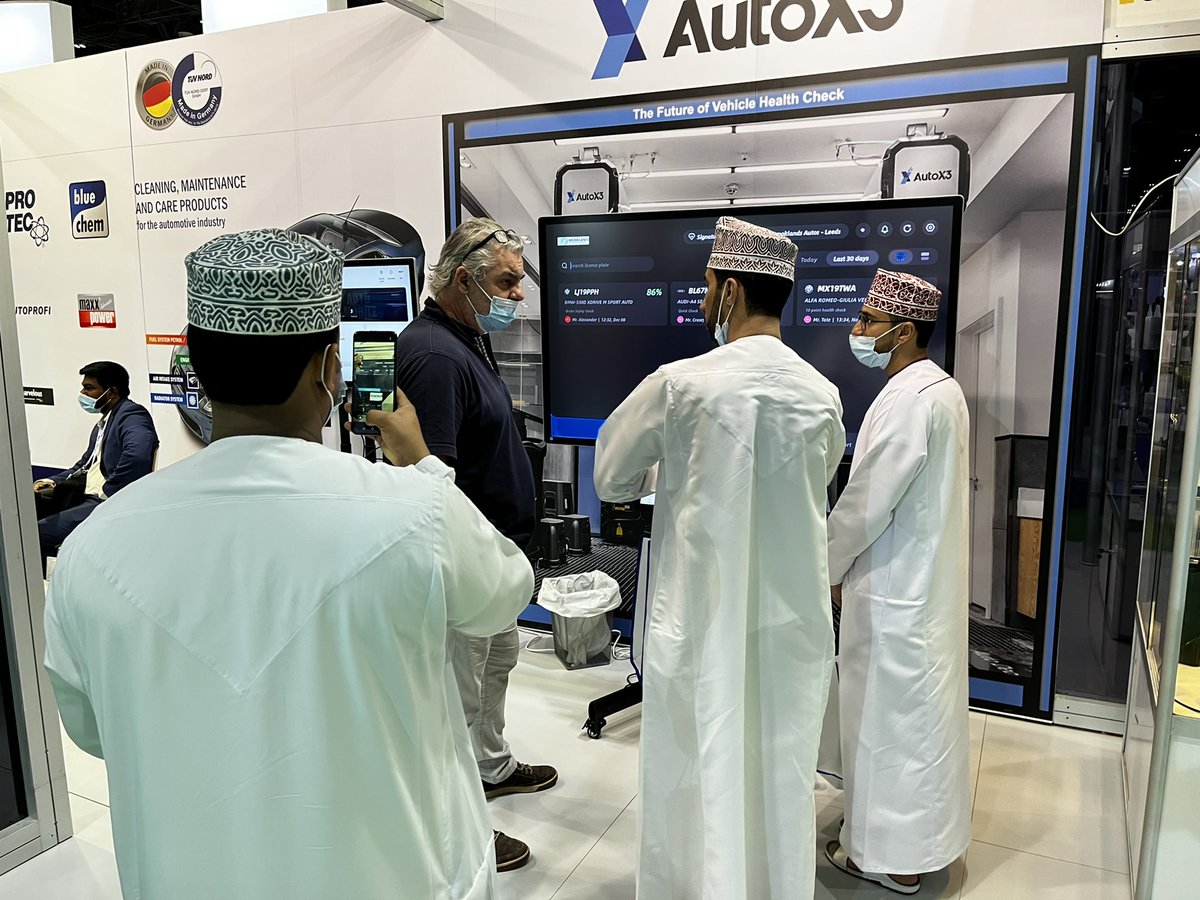 IntelliMotorist's tweet photo. Fantastic end to the #automechanikadubai exhibition. Met some lovely people over the 3 days and look forward to future new #partnerships #eVHC #automotiveindustry #IntelligentMotorist #innovation #AutoX3 https://t.co/AhAW4krDOp