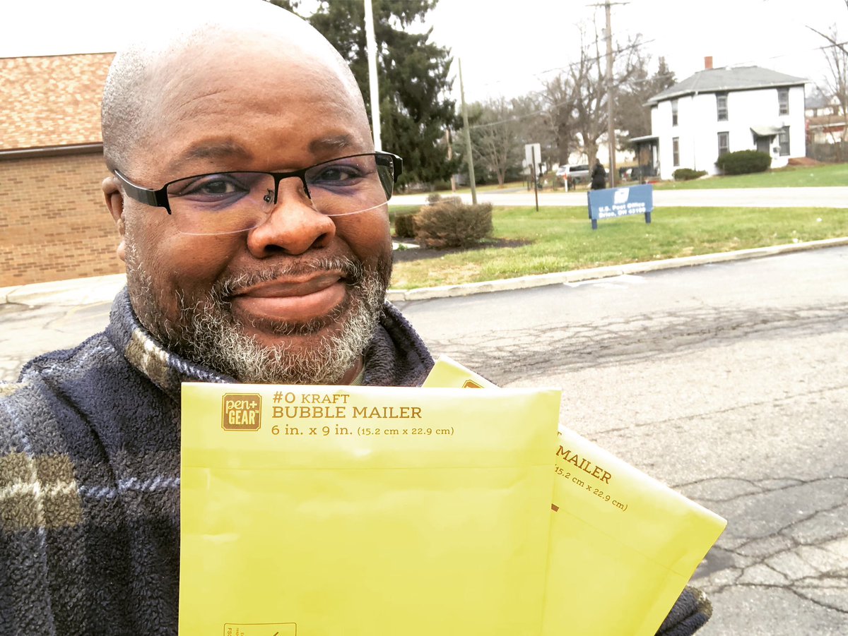 DBrownEMC's tweet photo. Even though it’s cloudy &amp; rainy it’s a beautiful day to be alive. 🙂 I walked in today and they greeted me with “D. BROWN!!” I felt like Norm on cheers. 😂😂😂 
#aejrecords #emc #withthesehands #cd #usps #whereeverybodyknowsyourname #grateful https://t.co/5z1ygfr5Cs
