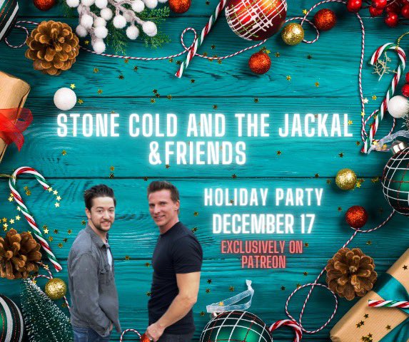 Friday night! Join us for our online Holiday Party! We have special guests and so many things planned! Music, laughs, stories and more! Tis the season! patreon.com/posts/59644932