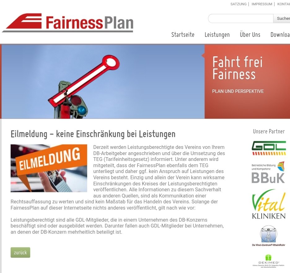 𝗘𝗶𝗹𝗺𝗲𝗹𝗱𝘂𝗻𝗴 - 𝗸𝗲𝗶𝗻𝗲 𝗘𝗶𝗻𝘀𝗰𝗵𝗿𝗮̈𝗻𝗸𝘂𝗻𝗴 𝗯𝗲𝗶 𝗟𝗲𝗶𝘀𝘁𝘂𝗻𝗴𝗲𝗻 ❗

Quelle und weitere Informationen siehe weiterführenden Link 

fairnessplan.org/news/eilmeldun…