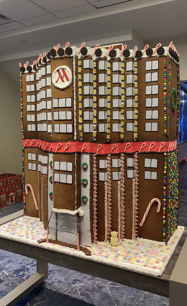We’re drooling over the #gingerbread #Boston #Marriott #Cambridge! Inspired by #ConfectionersRow, this masterpiece is on display in the #hotel lobby. 

How many #CambMA-born #candies do you spot? 🍫🍬 #KendallSquare #Massachusetts #NewEngland