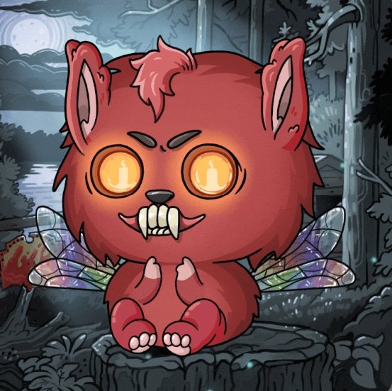 TheNFTGremlin's tweet photo. My first NFT buy is this little dude for 0.04 ETH!🤣 Look forward to the potential with this project. #NFT #MonsterShelter https://t.co/AHM7EvotvZ