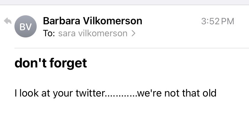 Sara Vilkomerson tweet media