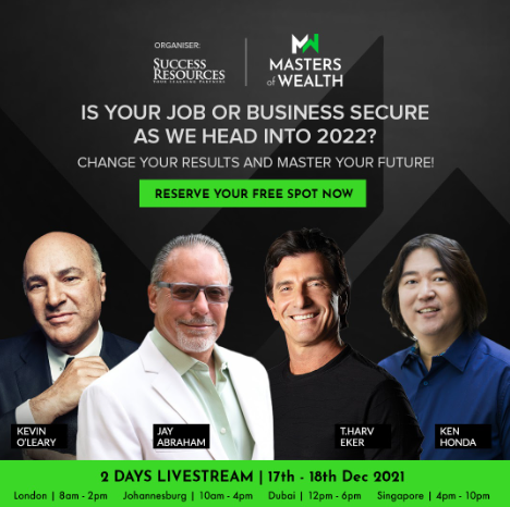 KenHondaHappy's tweet photo. I am so excited to be a Speaker at #MastersOfWealth happening on 17 &amp; 18 December 2022. 

📢 In this FREE livestream event, you’ll hear from the Masters of Wealth on a range of topics and I hope to see you there! https://t.co/yNOBew5Ksl https://t.co/XDDpHWoljH