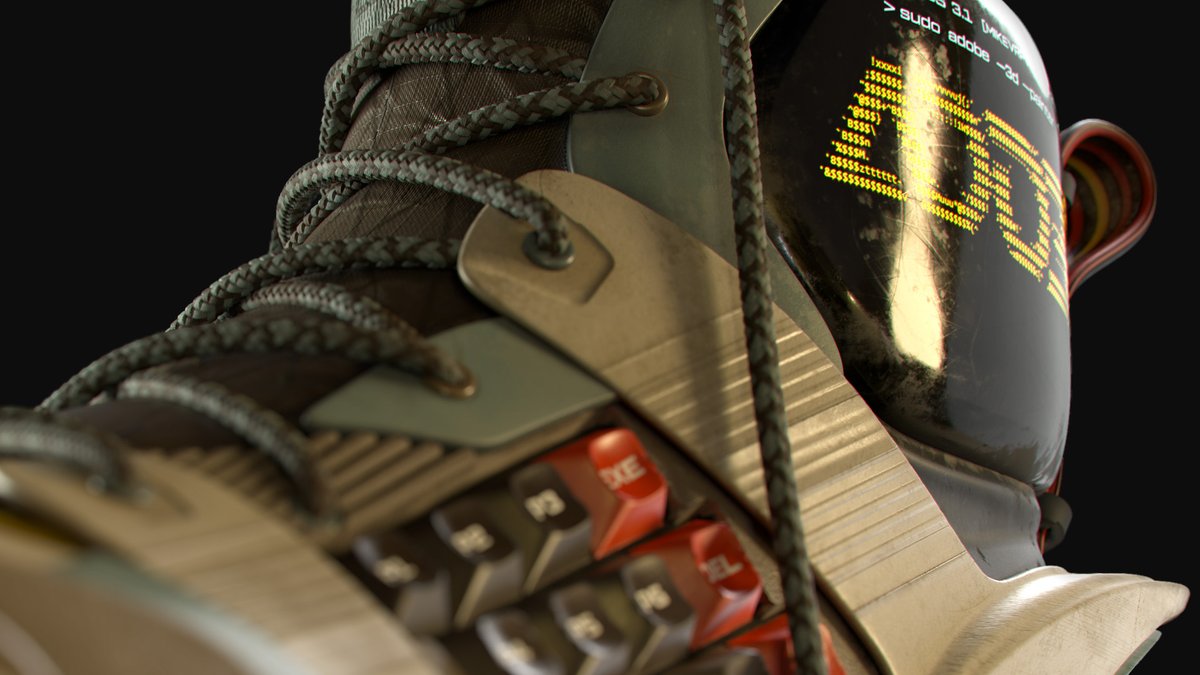 MikeVoropaev's tweet photo. More shots of my entry for The Great Shoecase by @Substance3D 
BEHANCE: https://t.co/nrPdAE6Urs
ARTSTATION: https://t.co/p5b3TrIfPg

#Substance3DPainter

#footweardesigner #footwear #substancepainter #productrendering #thegreatshoecase #MadeWithSubstance https://t.co/NYUUYu2adt