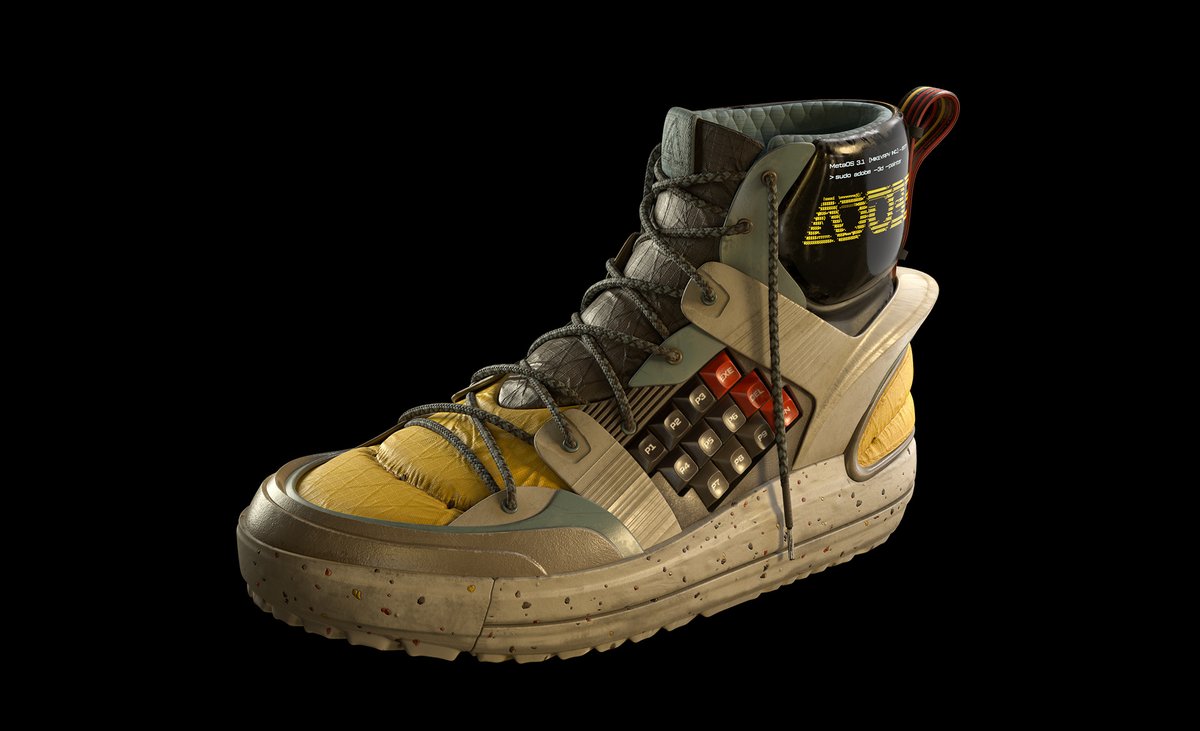 MikeVoropaev's tweet photo. More shots of my entry for The Great Shoecase by @Substance3D 
BEHANCE: https://t.co/nrPdAE6Urs
ARTSTATION: https://t.co/p5b3TrIfPg

#Substance3DPainter

#footweardesigner #footwear #substancepainter #productrendering #thegreatshoecase #MadeWithSubstance https://t.co/NYUUYu2adt