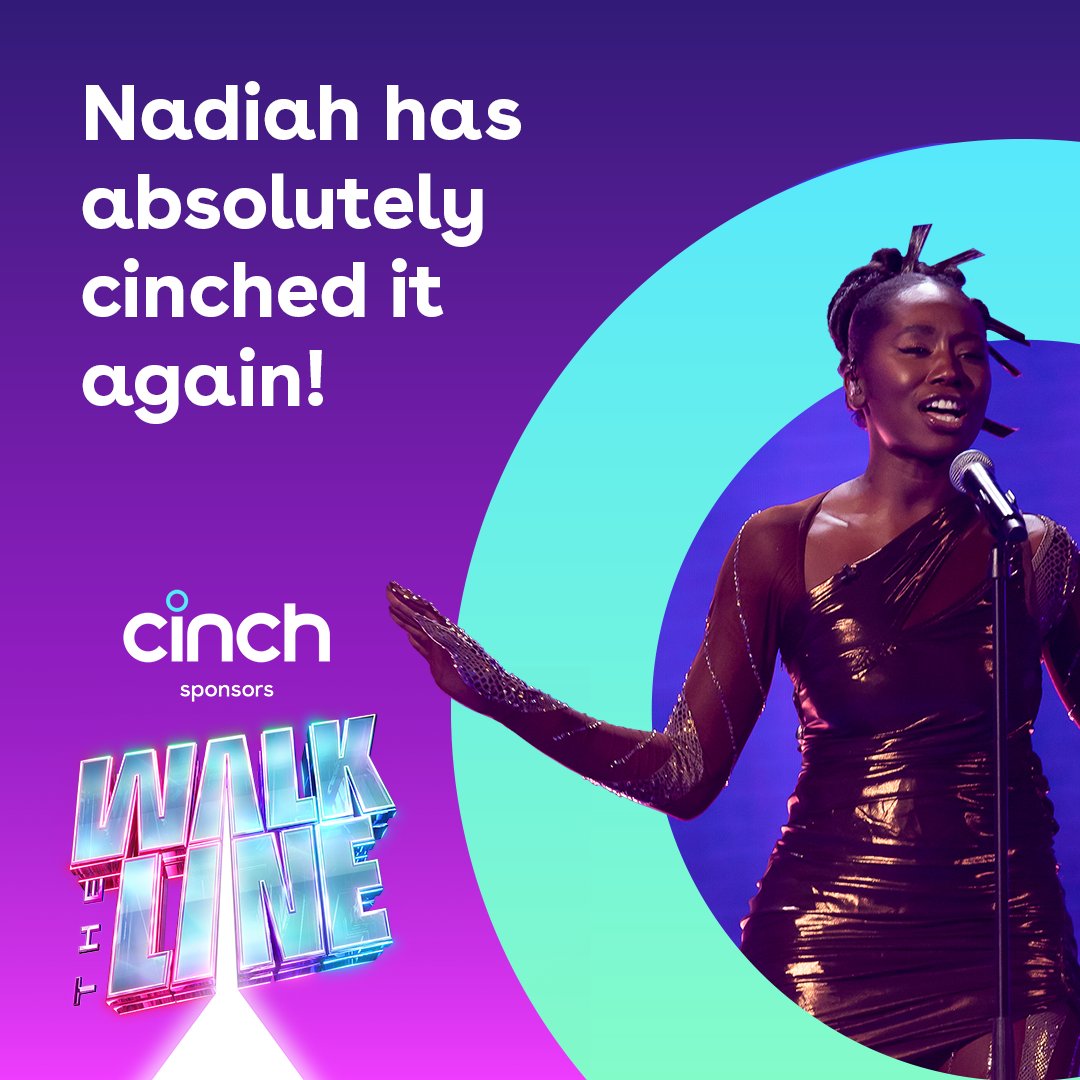 cinch on X: Nadiah has absolutely cinched it for the second night