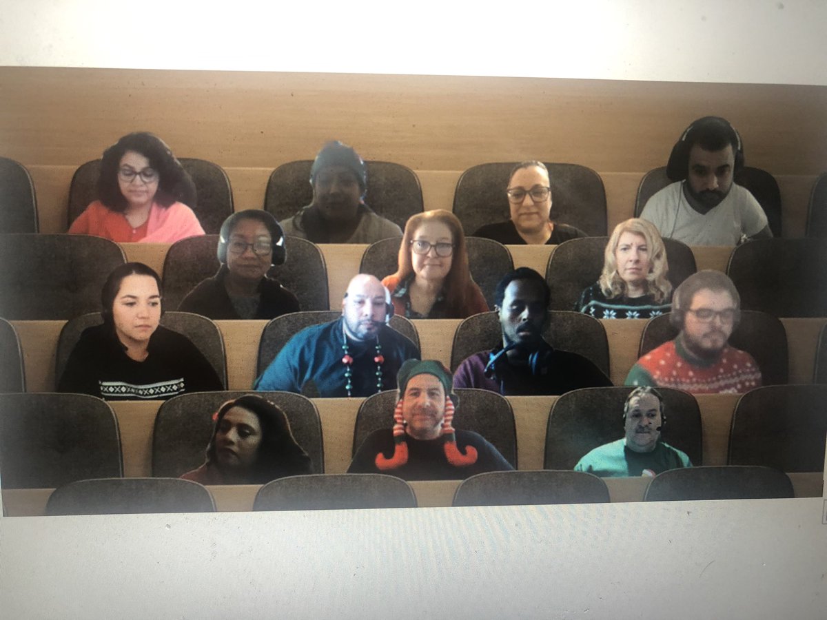 JRandhey's tweet photo. The holidays have arrived in UATPD… thankful to connect with my team for some fun & laughs, even if it’s “virtually”! #TRMD #UATPD #holidayseason #2ndfamily #ABSB https://t.co/aGoutj9LVf